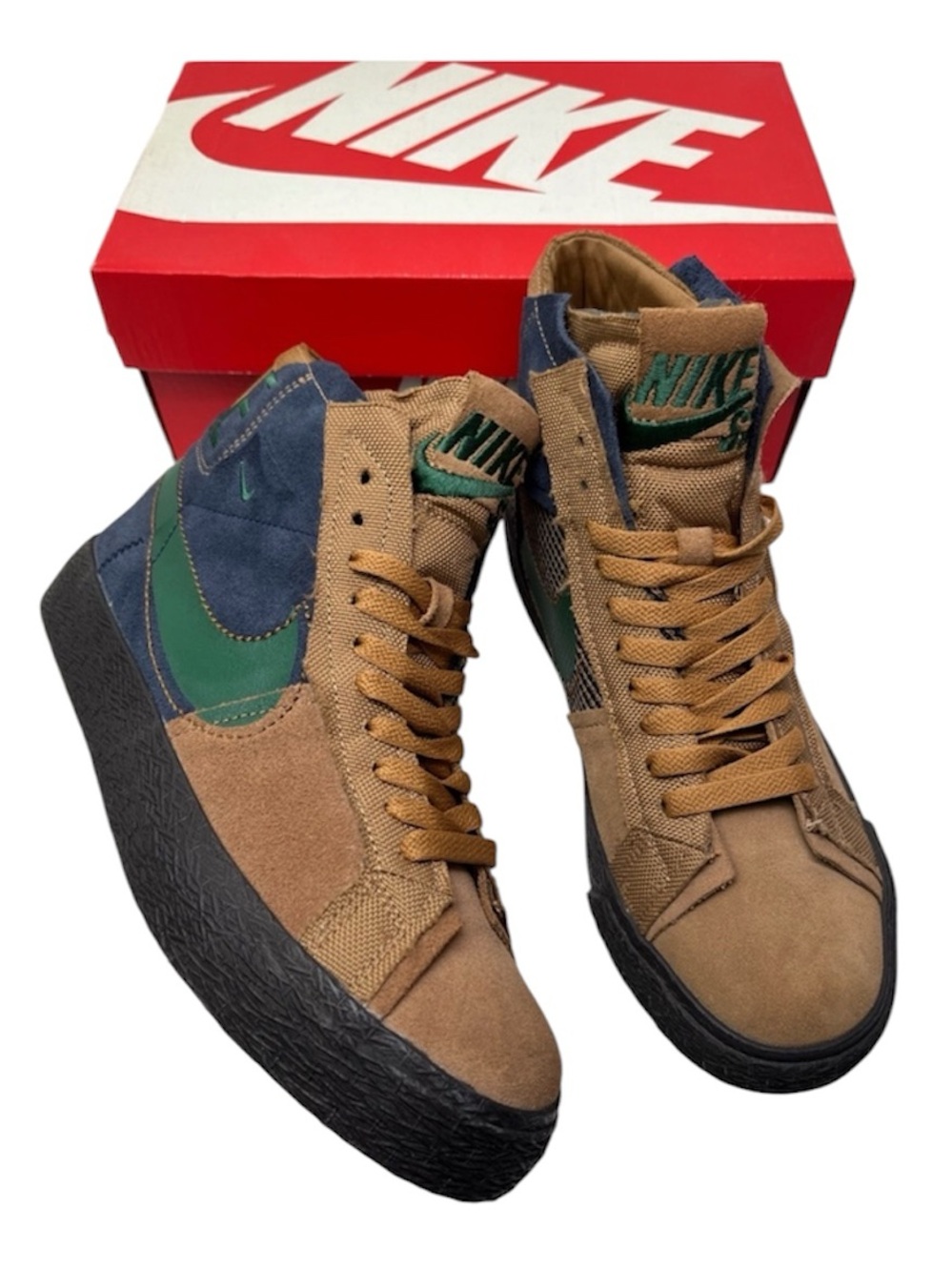 Nike SB Zoom Blazer Mid Premium Legend Dark Brown Obsidian Sneakers